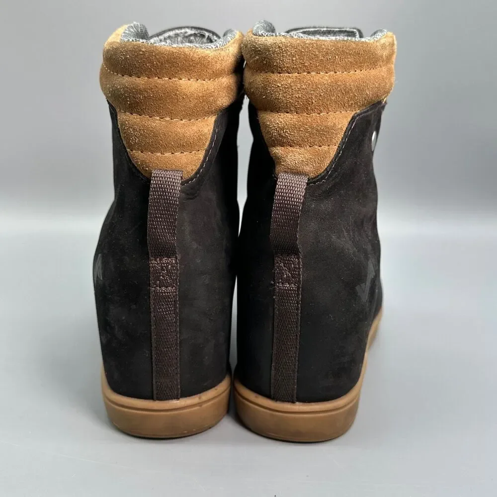 Forsake Alma Women's Size 7 Boot Black High Hidden Wedge Waterproof Lace Up